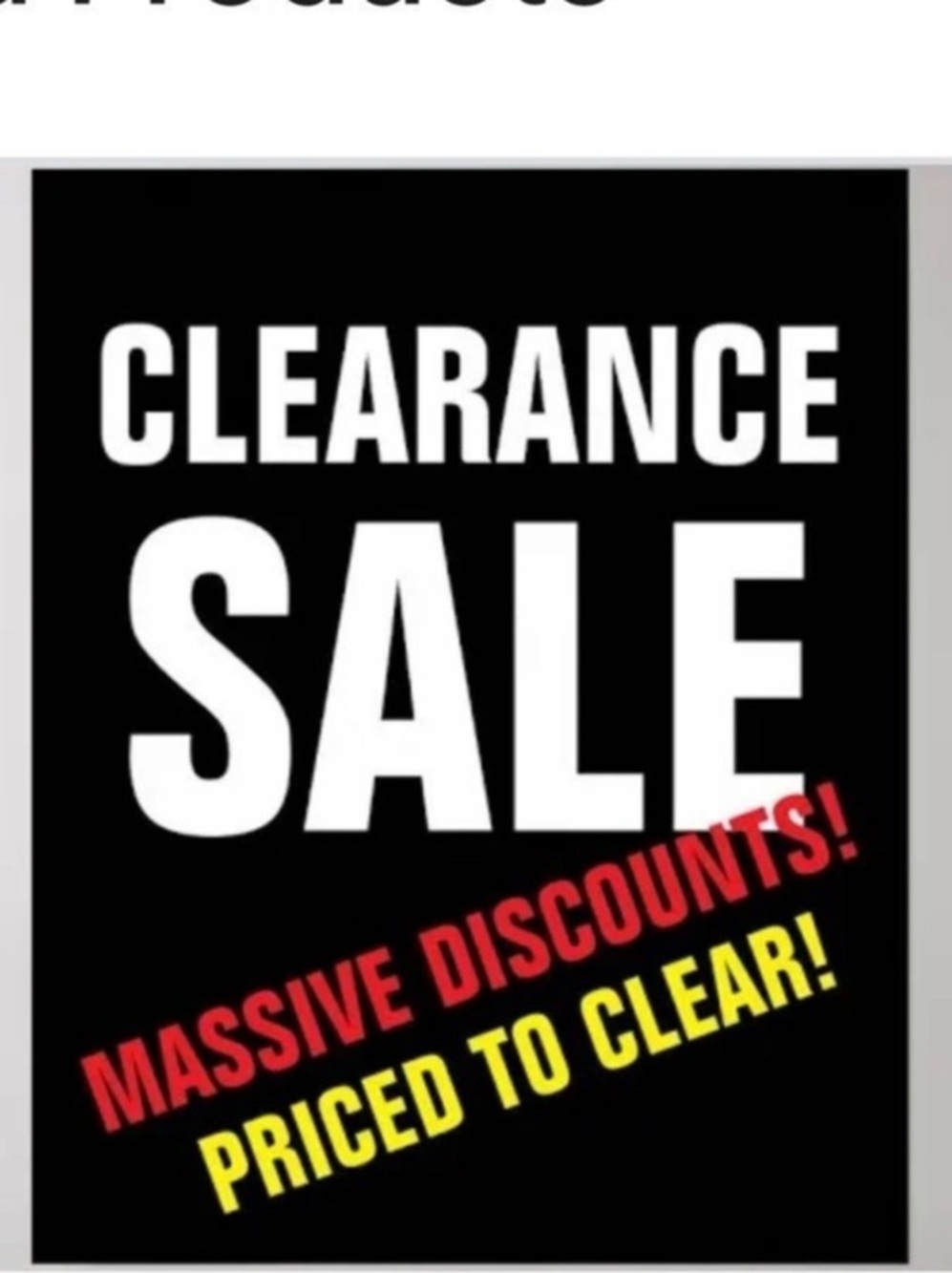 Massive $3 - $5 Clearance Sale